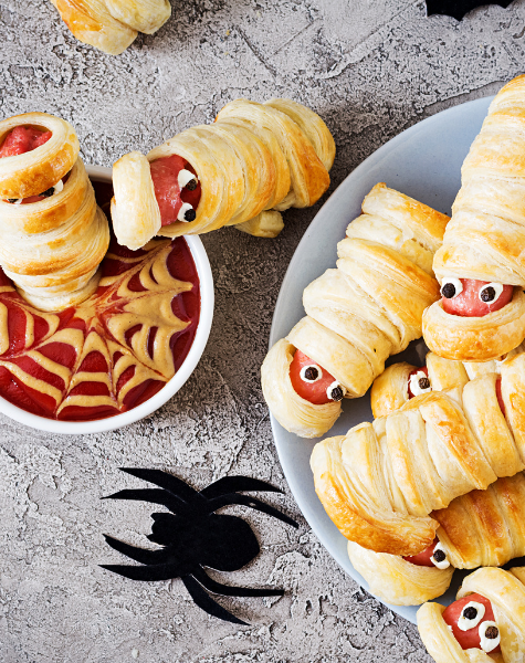 Dough-Wrapped Sausages (Crispy Mummies)