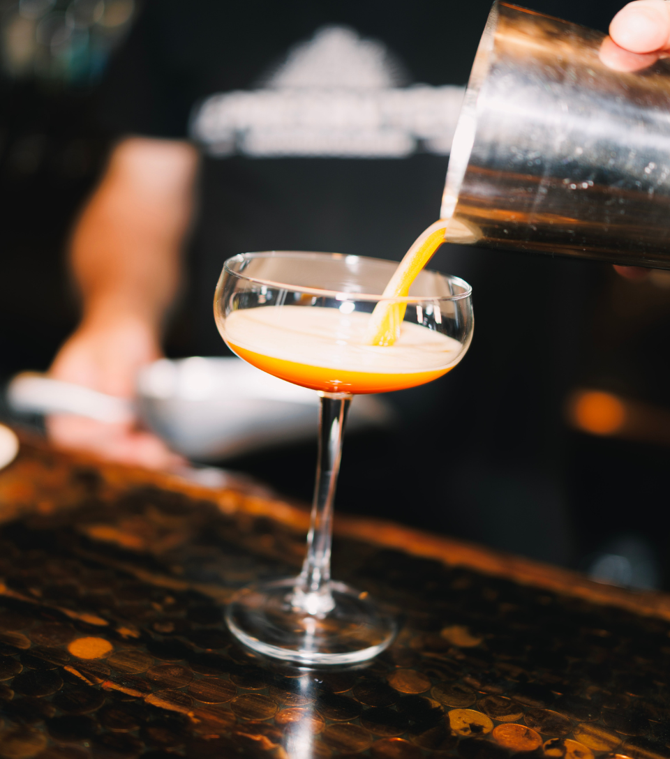 Sunny Sea Buckthorn Cocktail by Microbrasserie Le Presbytère