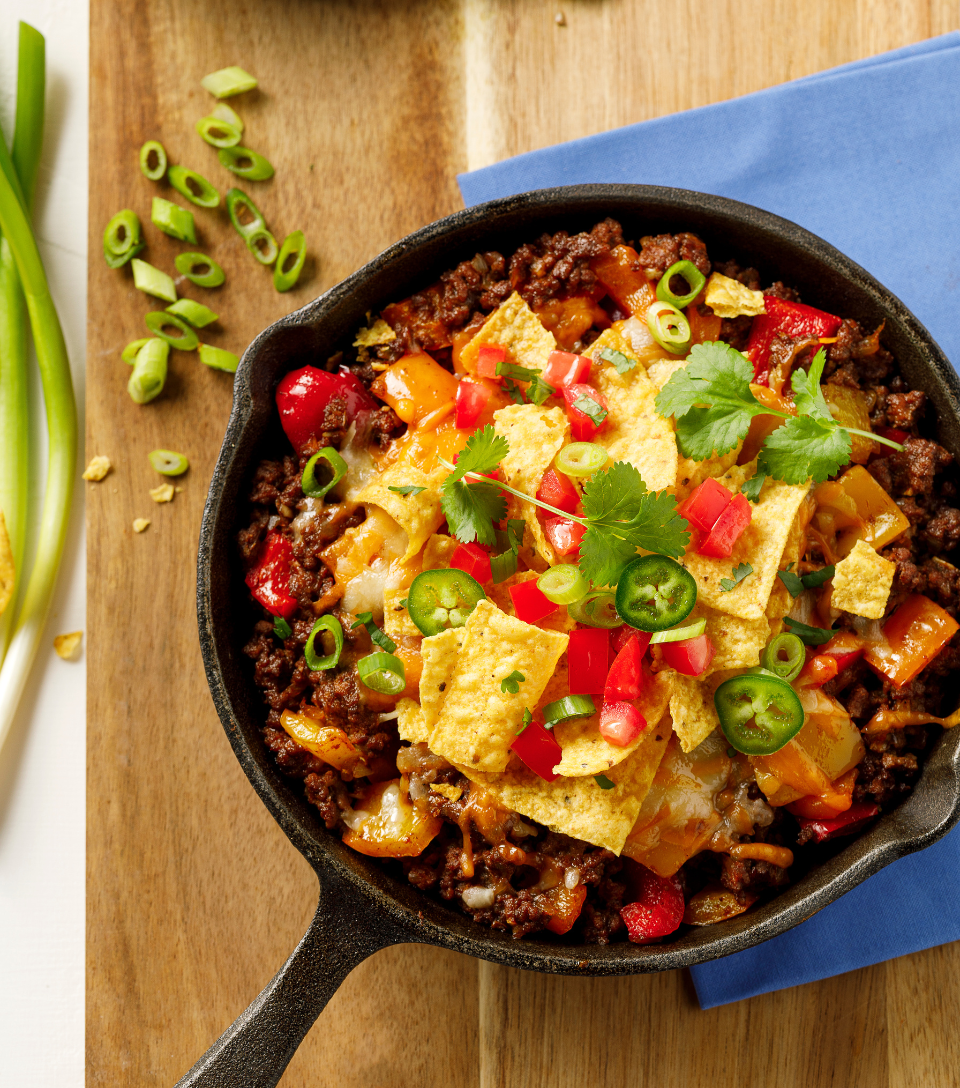 Taco Style Ground Beef Casserole