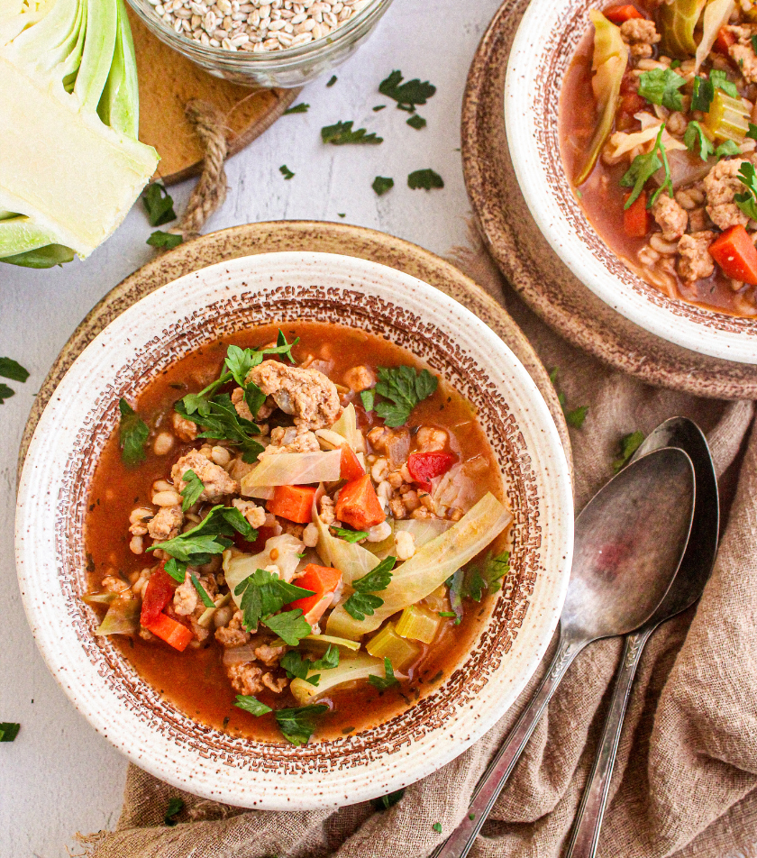 Cabbage Roll-Style Soup