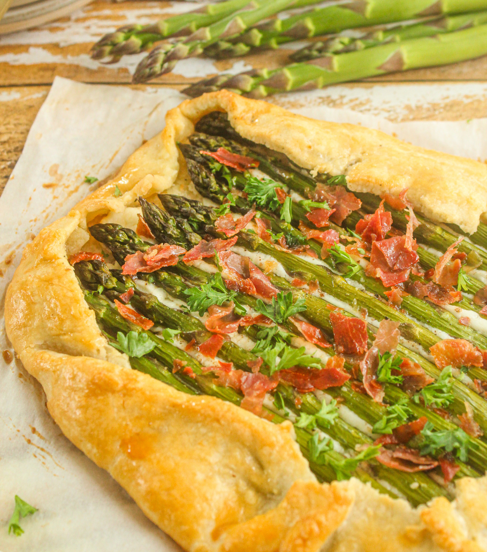 Rustic Asparagus Tart