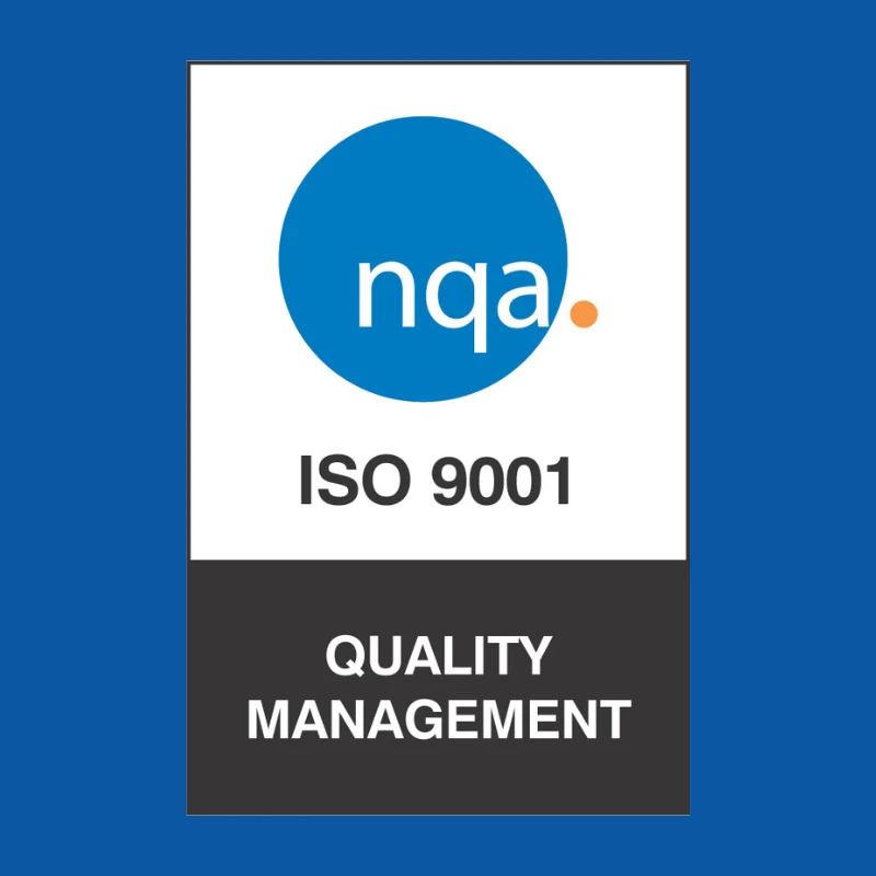 ISO9001 bleu
