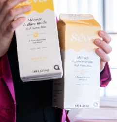 Grazy carton produit glace molle