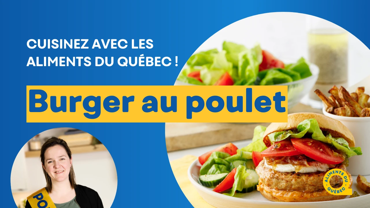Recette burger poulet miniature video