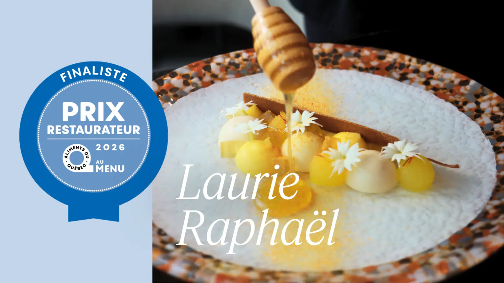 AQM Prix Resto26 Finaliste Pastille 1920x1080 Laurie Raphael LR