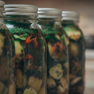 Legumes conservation en pot hiver