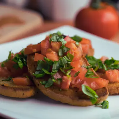 Realisez une delicieuse recette de bruschetta aux tomates dici et basilic 1657026757