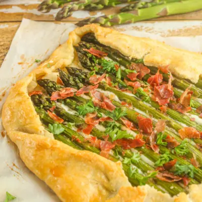 Tarte rustique aux asperges