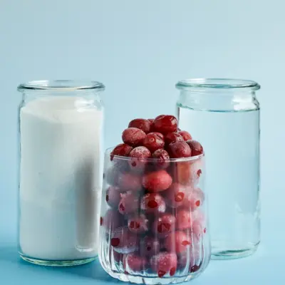 Sirop de canneberge et epices