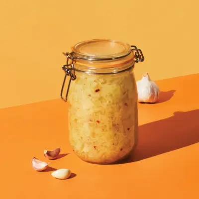 Choucroute rapide a lerable a lail et au piment fort