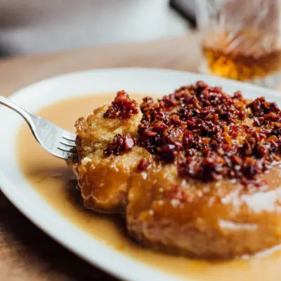 Le pouding chomeur du restaurant Jellyfisfh