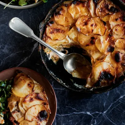 Gratin de pommes de terre et bacon