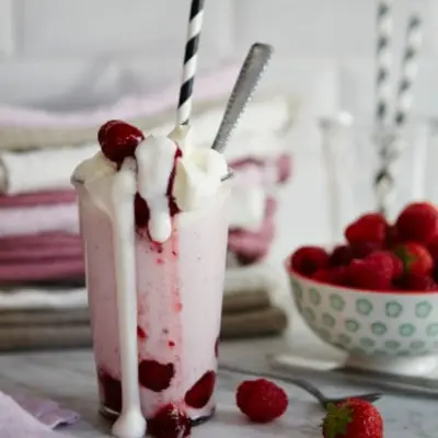 Milkshake framboises