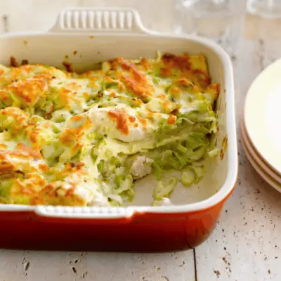 Lasagne dinde poireau