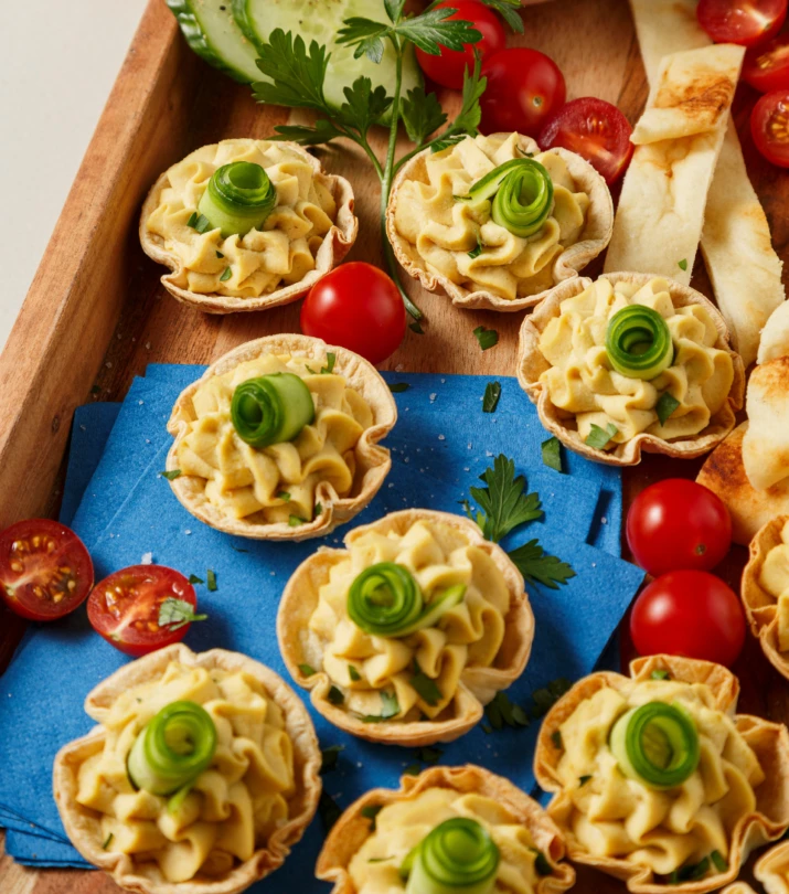 Coupelles de houmous
