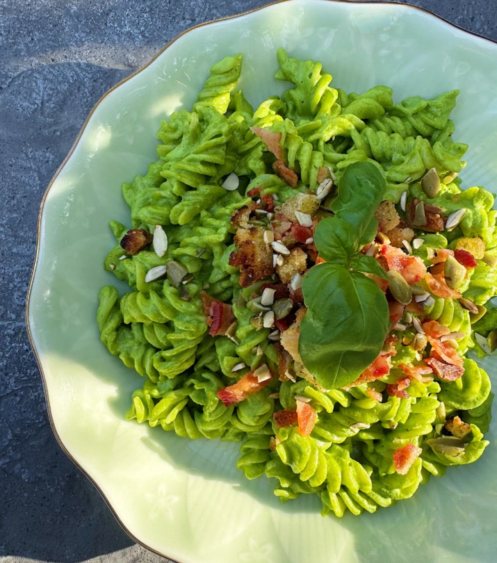 Pate dino aux epinards 2