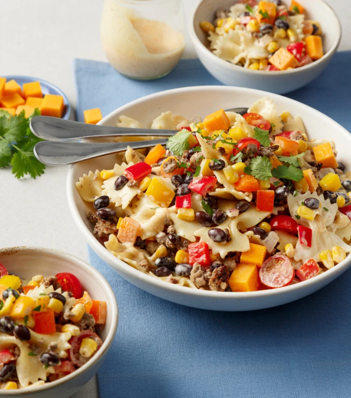 Salade de pates style cowboy