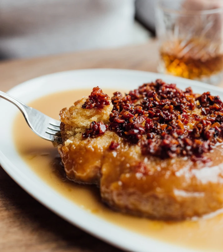 Le pouding chomeur du restaurant Jellyfisfh