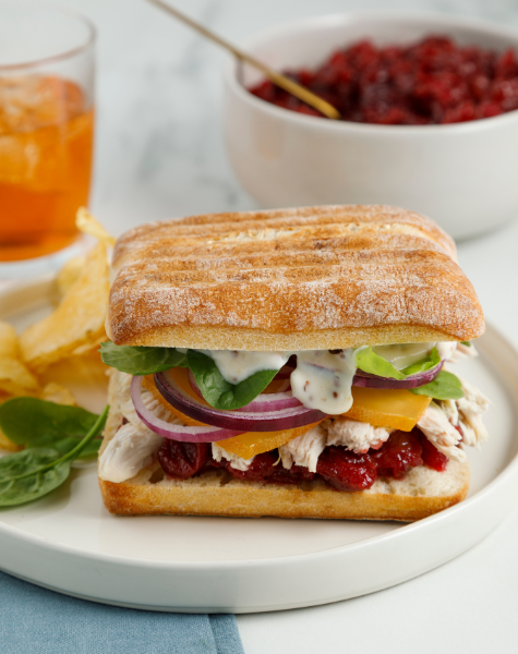 Turkey and Cranberry Ciabattas