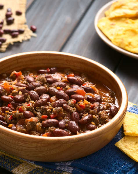 Classic local pork chili