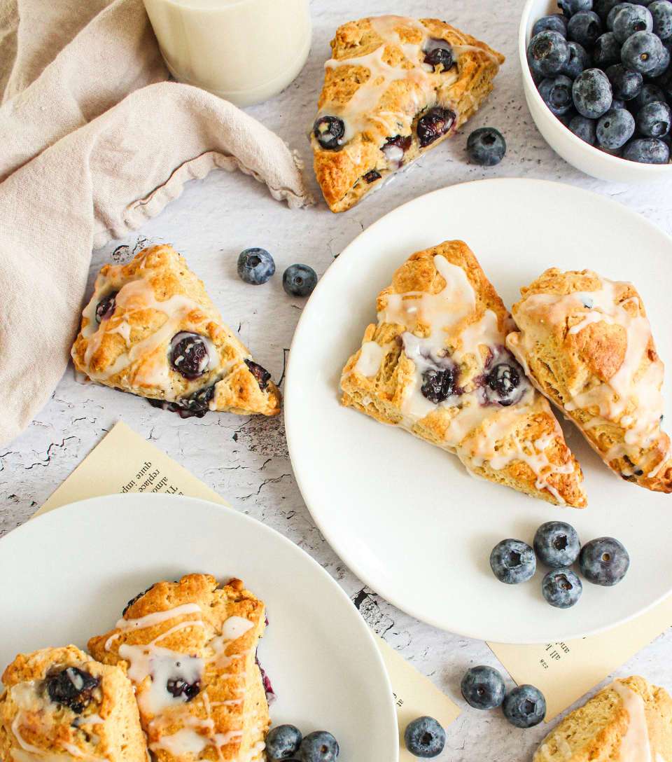 Blueberry scones
